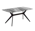 MESA ITALIA MARMOL CERÁMICA GRIS 140x80x75cm