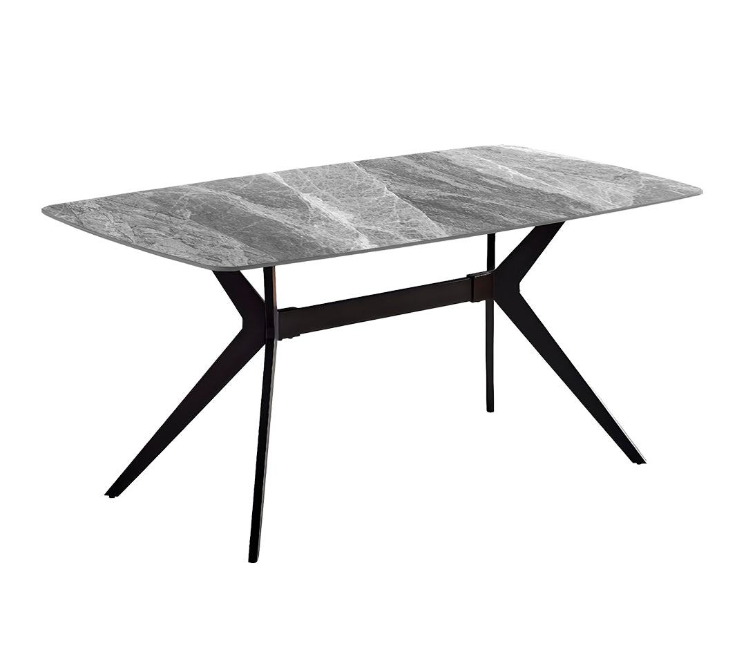 MESA ITALIA MARMOL CERÁMICA GRIS 140x80x75cm