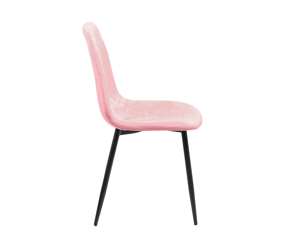 VIVIAN 2F Silla de tela gamuzada