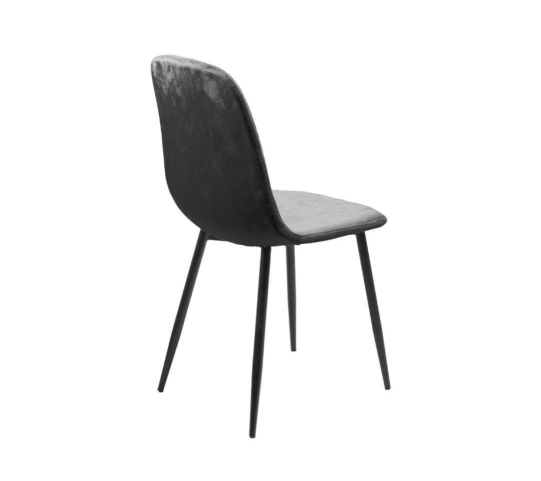 VIVIAN 2F Silla de tela gamuzada