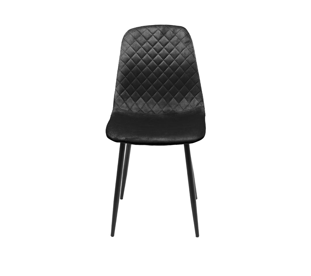 VIVIAN 2F Silla de tela gamuzada