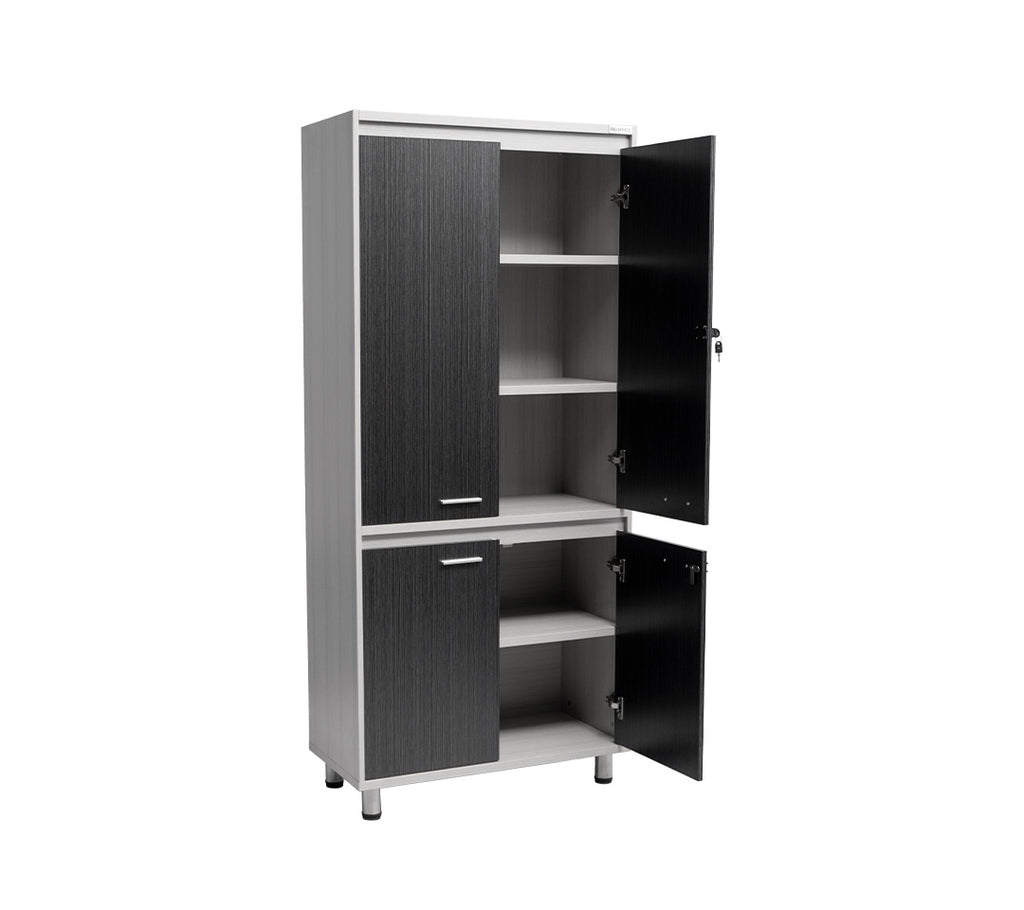 BIBLIOTECA LAZZIO CON PUERTAS 80x40x180cm
