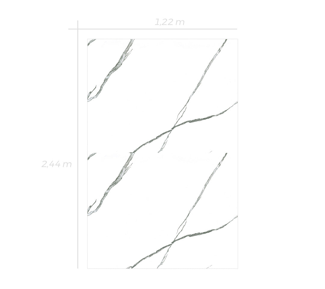 Láminas PVC BLANCO CARRARA