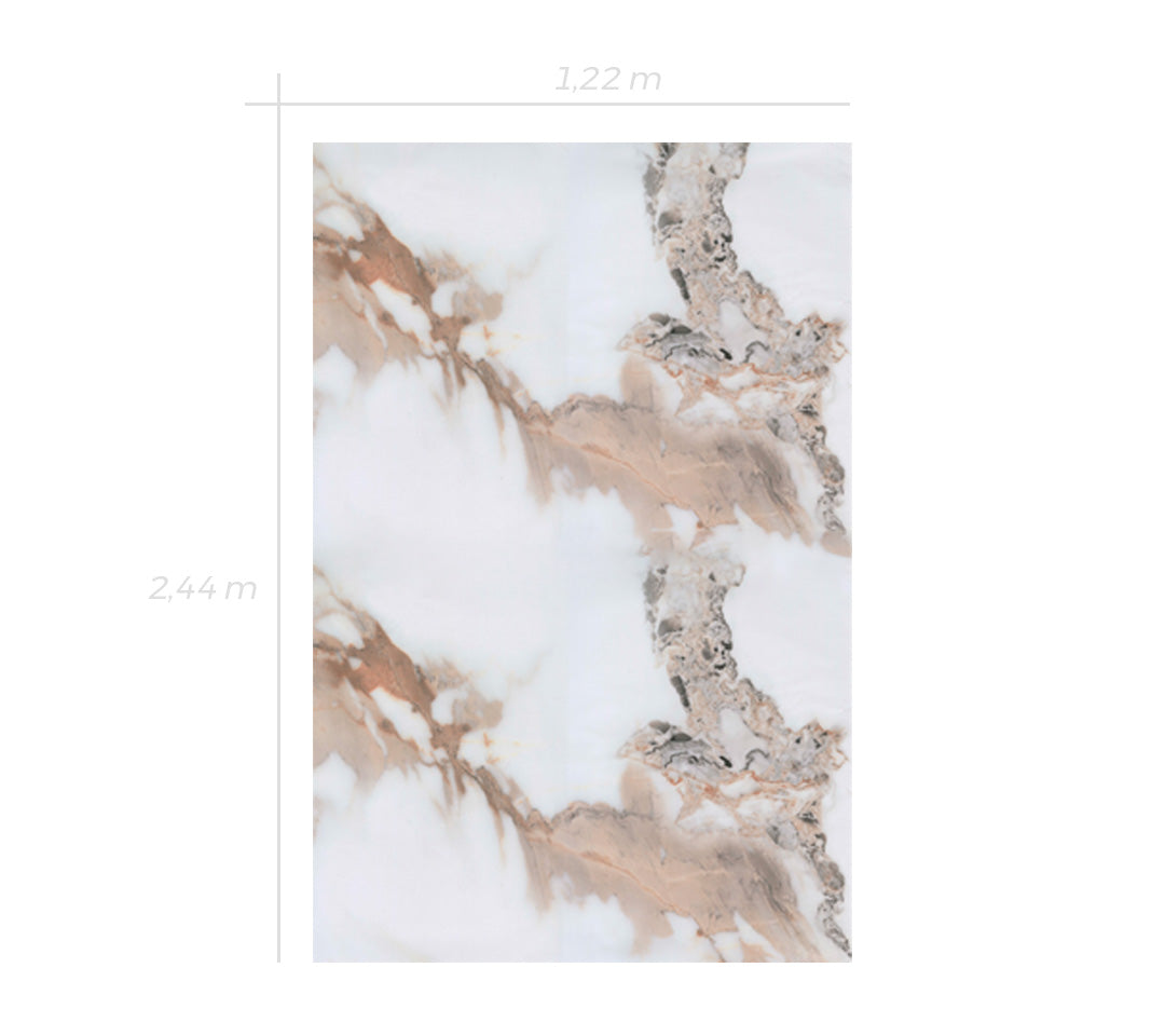 Láminas PVC BLANCO – DORADO