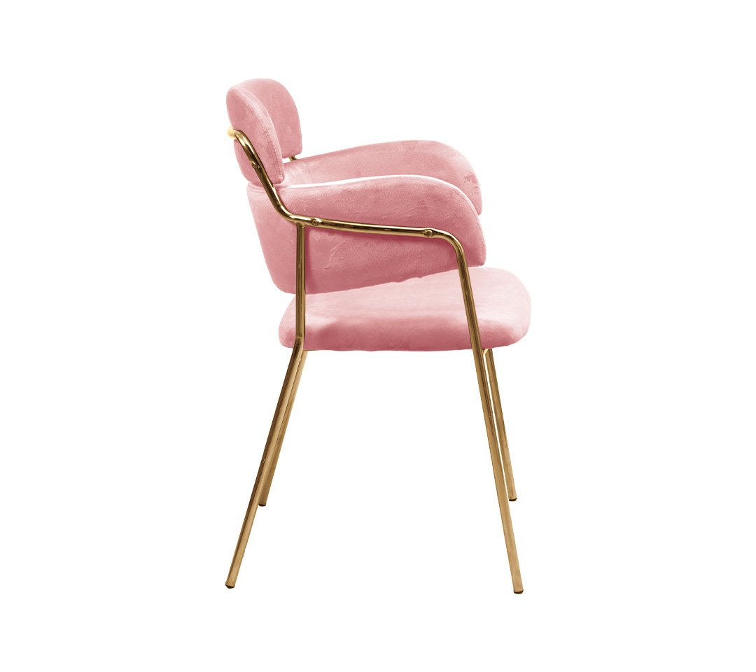 Chanel Silla gamuzada - Patas Gold