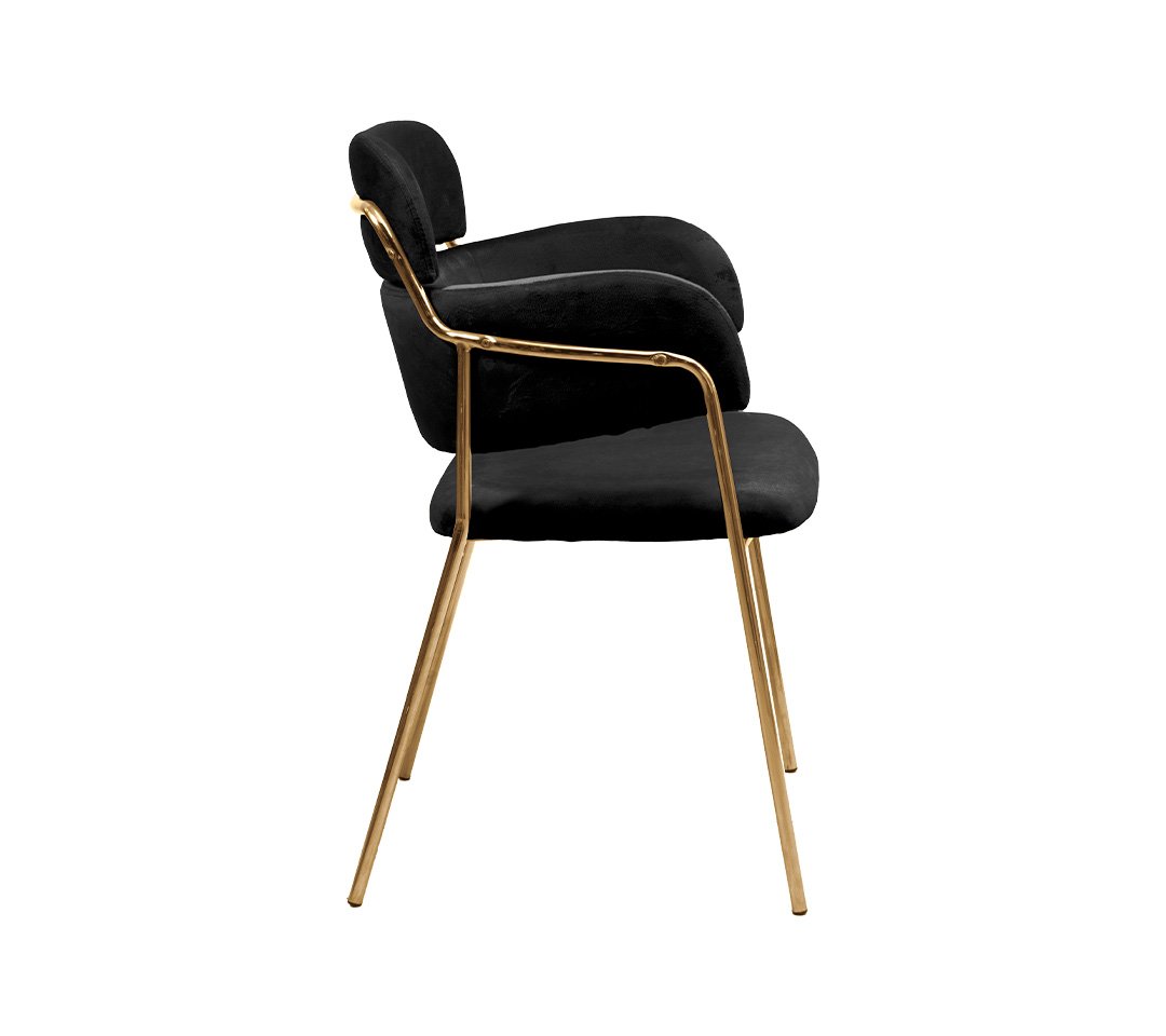 Chanel Silla gamuzada - Patas Gold
