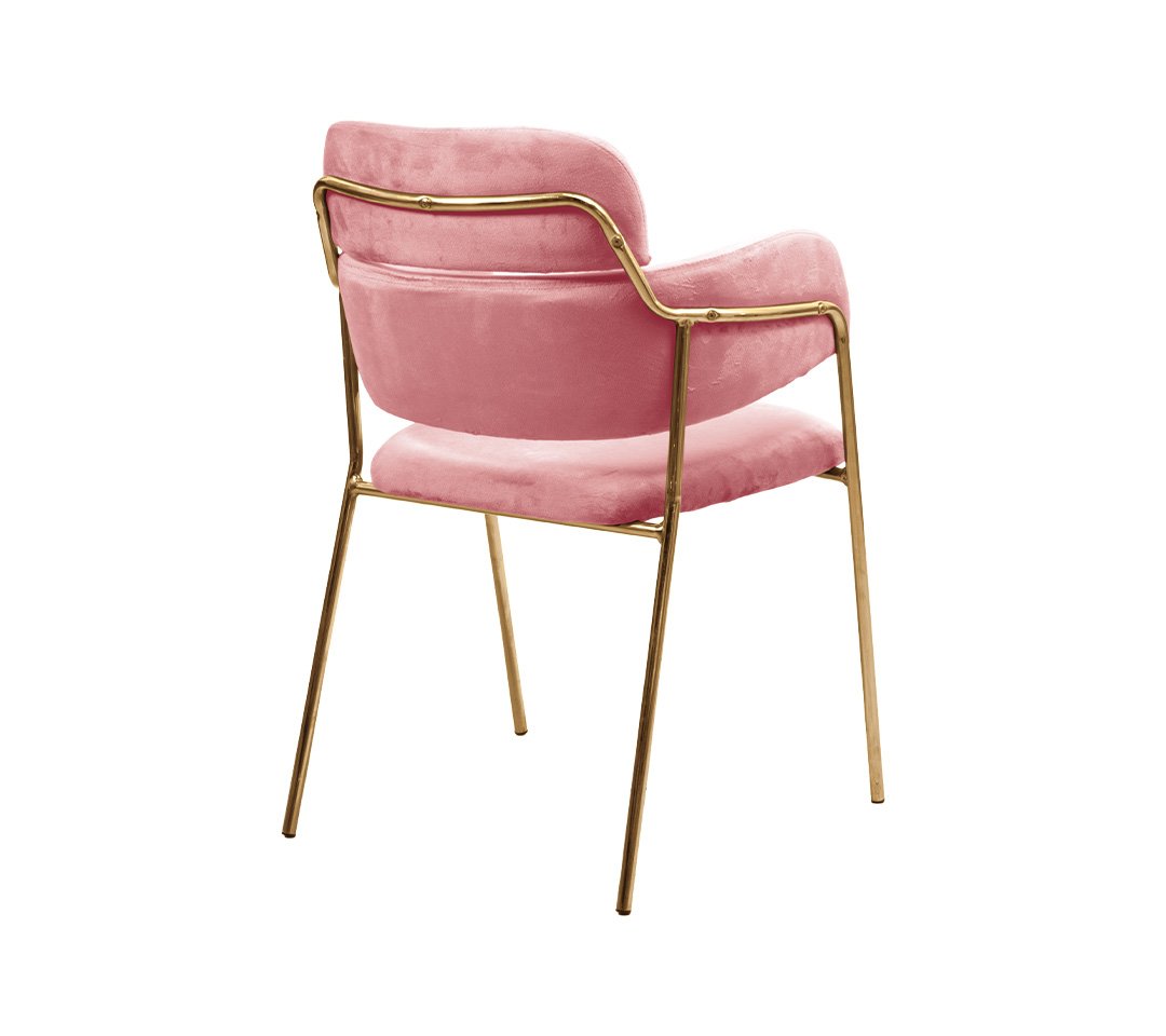Chanel Silla gamuzada - Patas Gold