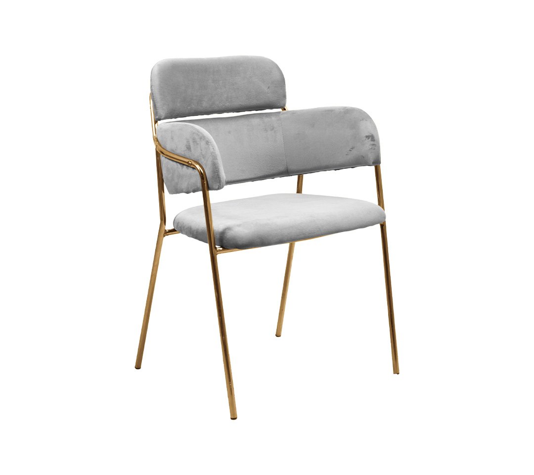 Chanel Silla gamuzada - Patas Gold