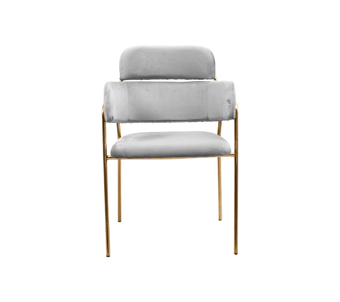 Chanel Silla gamuzada - Patas Gold