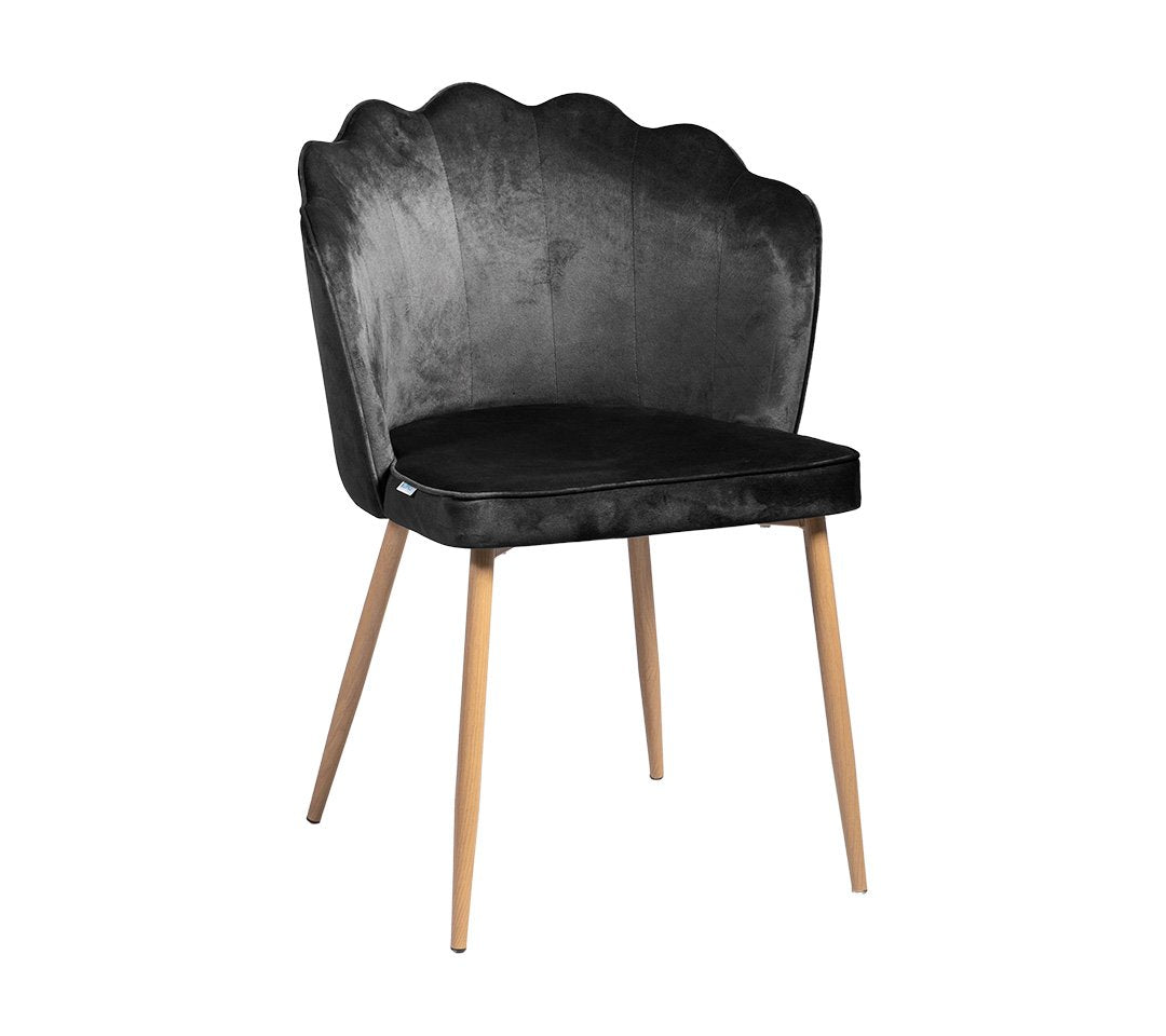Claret Silla gamuzada - Patas Metal