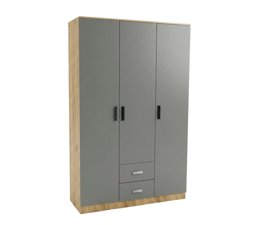 CLOSET PRAGA 3 PUERTAS GRIS – 120 x 45 x 190cm