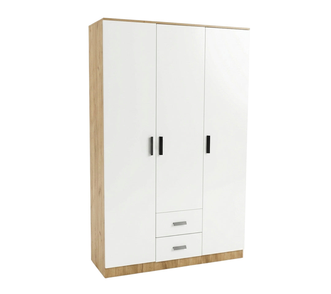 CLOSET PRAGA 3 PUERTAS BLANCO – 120 x 45 x 190cm