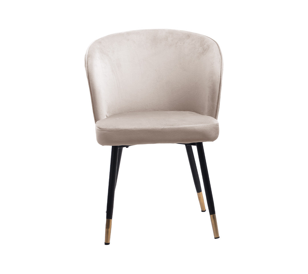 ELEGANCE Silla Velvet de tela gamuzada