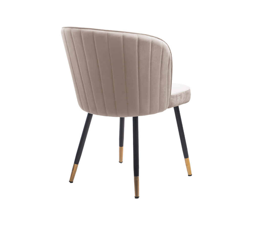 ELEGANCE Silla Velvet de tela gamuzada