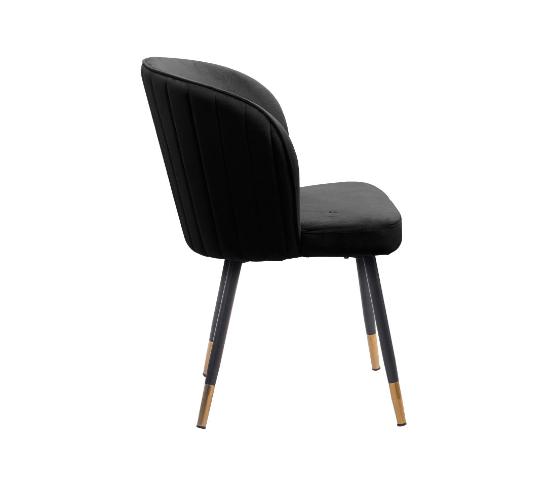 ELEGANCE Silla Velvet de tela gamuzada