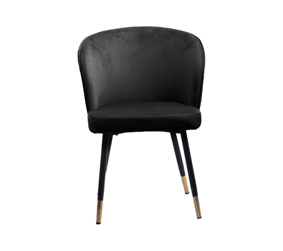 ELEGANCE Silla Velvet de tela gamuzada