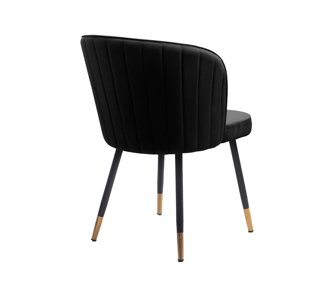 ELEGANCE Silla Velvet de tela gamuzada