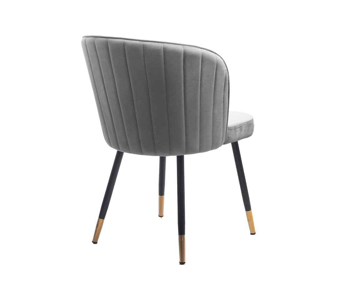 Elegance Silla Velvet de tela gamuzada