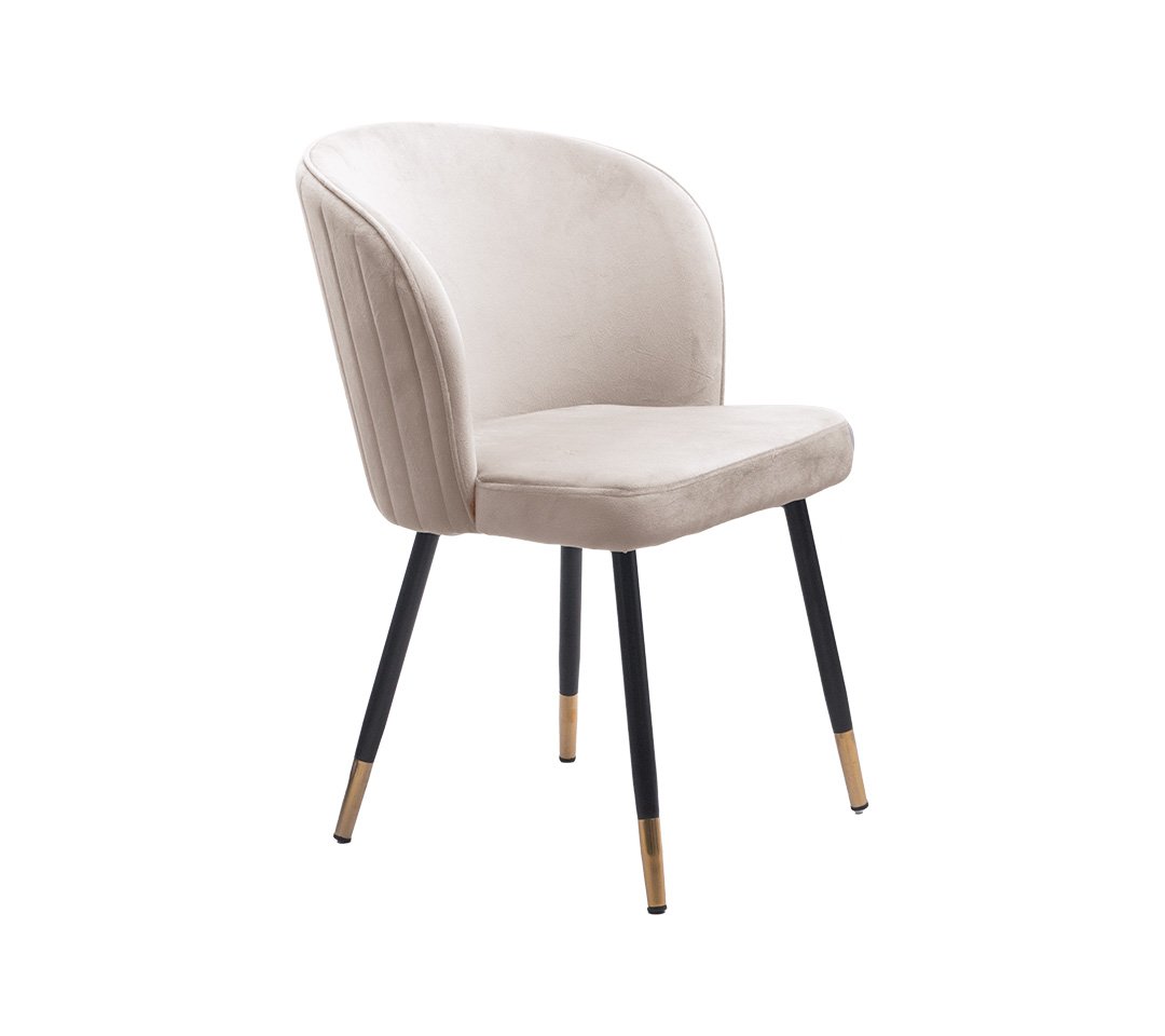 Elegance Silla Velvet de tela gamuzada