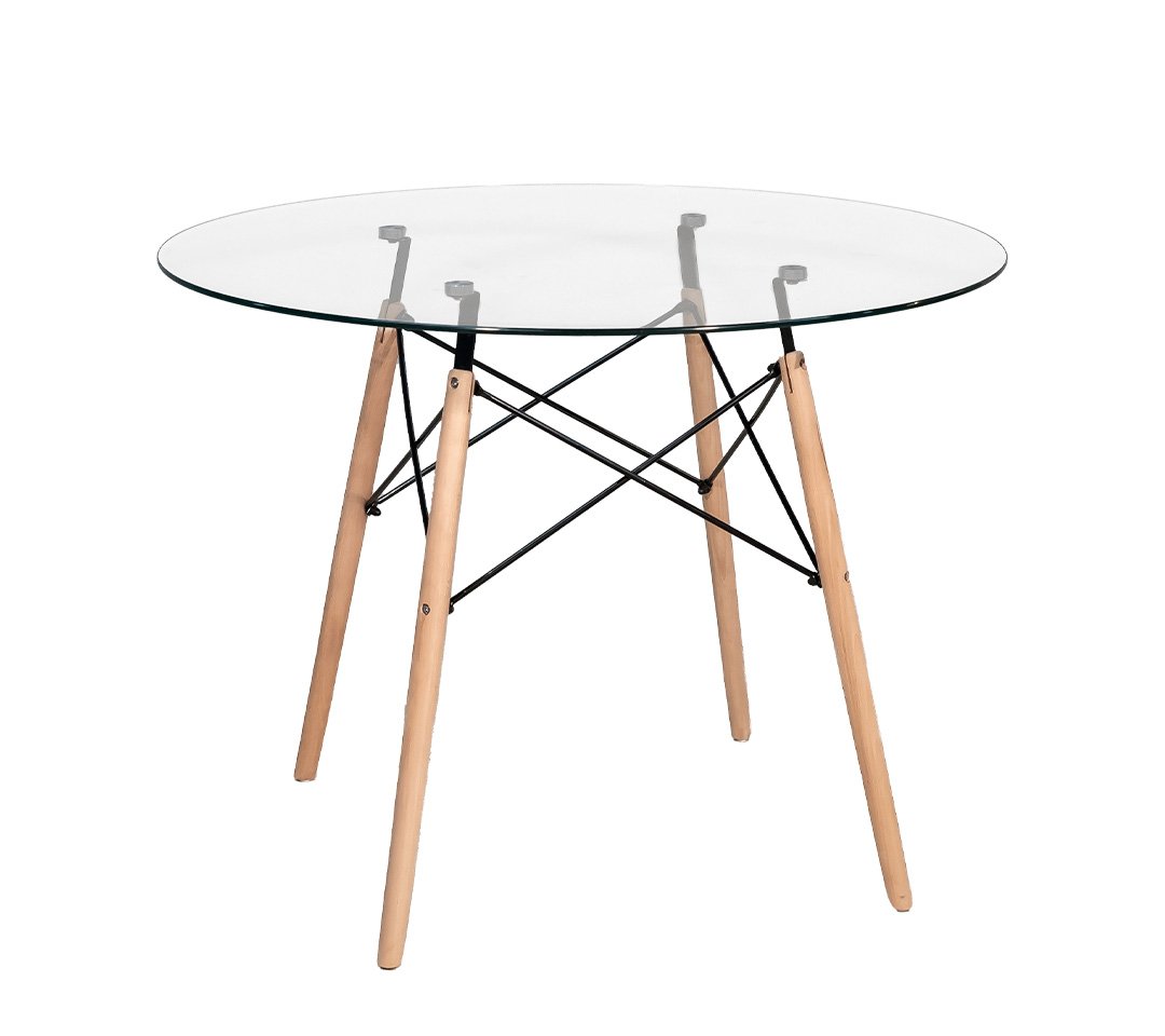 Glass 100CM Mesa Redonda - Glass