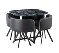 SET COMEDOR HOLLAND TAPIZ MODERNO 4 PUESTOS 90×90