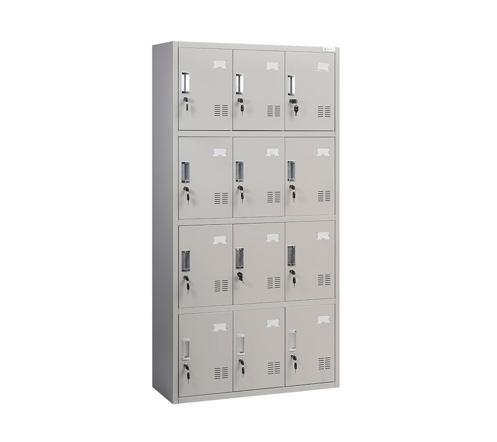 LOCKER METÁLICO 12 PUERTAS