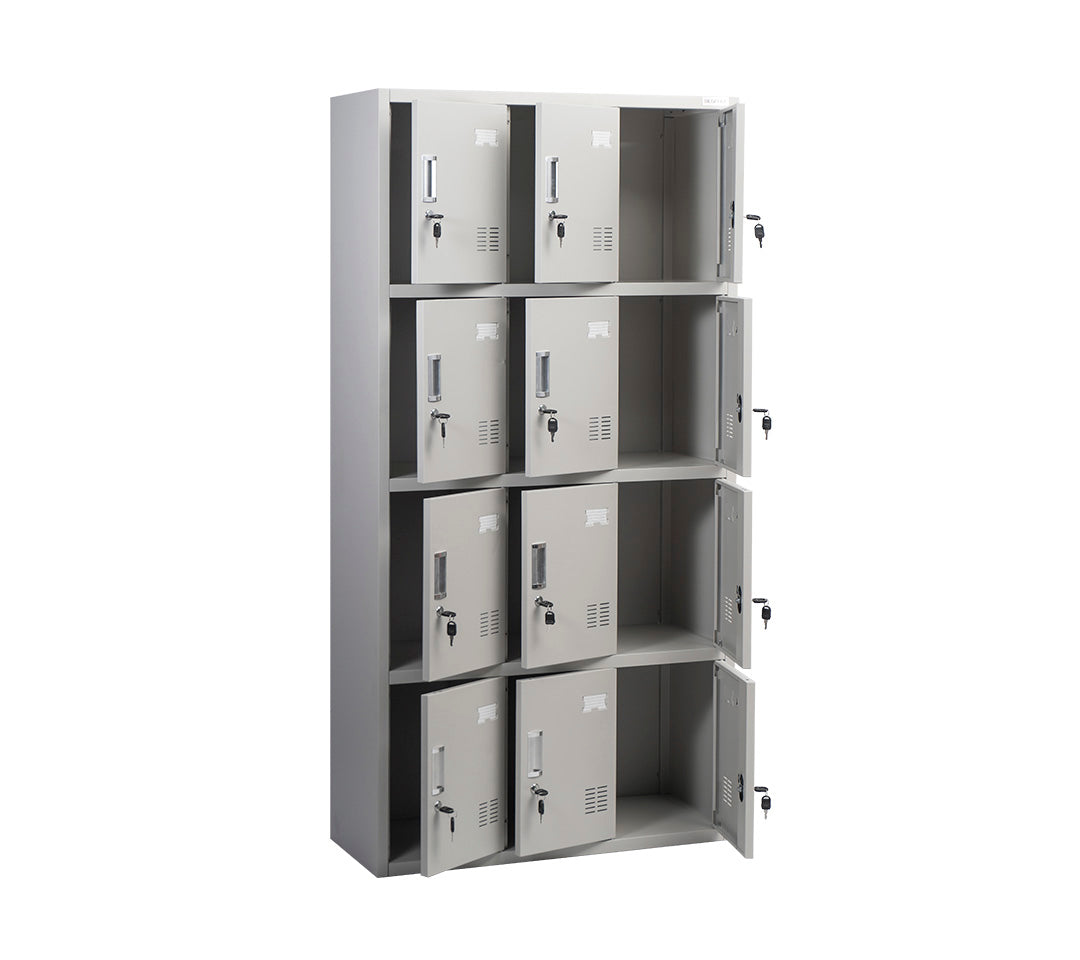 LOCKER METÁLICO 12 PUERTAS