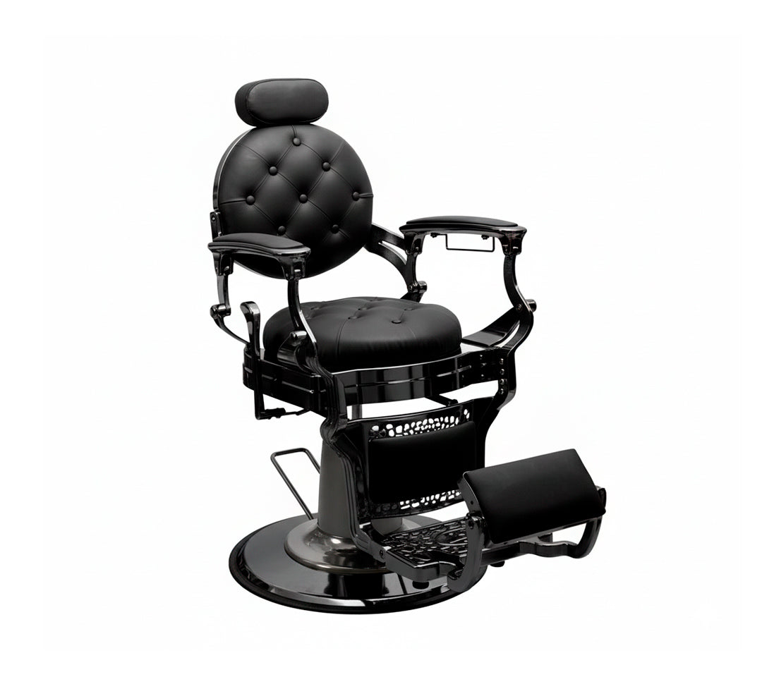 Silla de Barbería Master Pro Negro