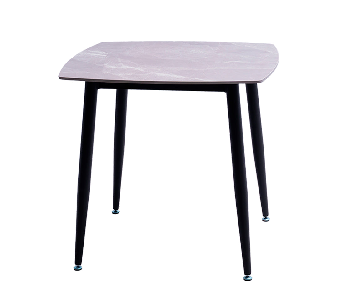 MESA CUADRADA MARMOL CERÁMICA GRIS 80X80cm