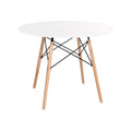 MESA EAMES REDONDA 100x75CM