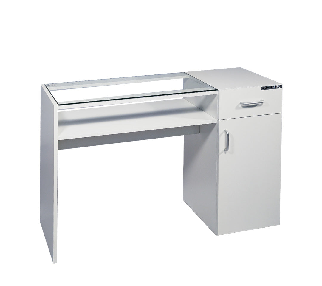 MESA DE MANICURE CLASSIC COLOR BLANCO 100x40x75cm