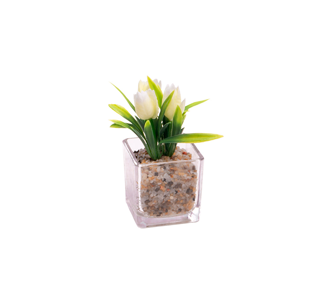 Flor Artificial Glass (Caja de 12 unidades) 10x5cm
