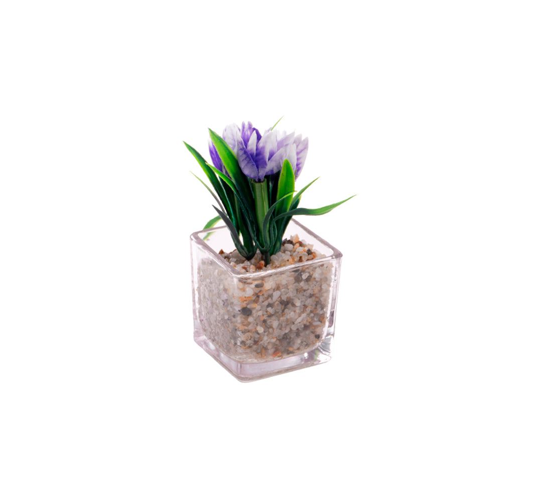 Flor Artificial Glass (Caja de 12 unidades) 10x5cm