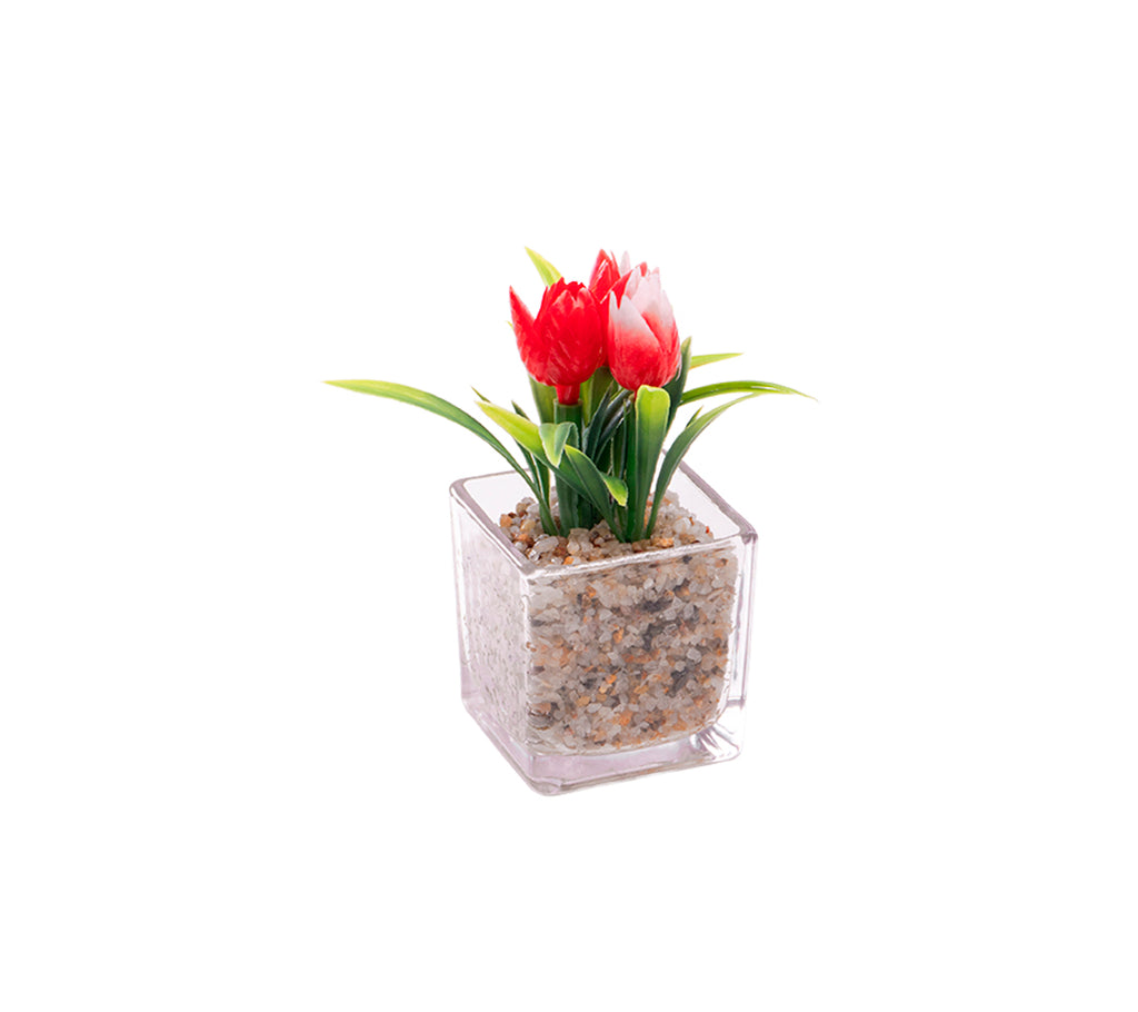 Flor Artificial Glass (Caja de 12 unidades) 10x5cm