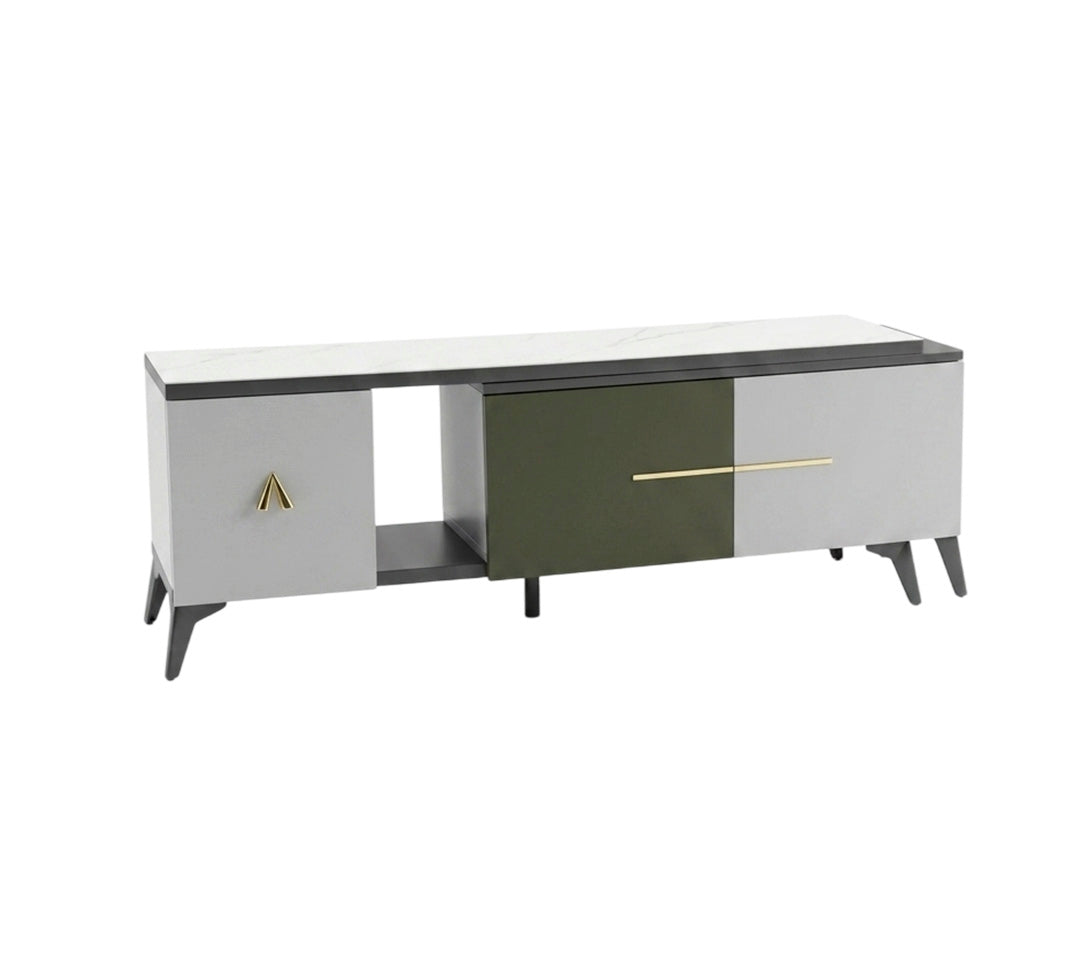 MÓDULO DE TV NEW YORK MÁRMOL – 127 A 185CM X 30CM X 45CM