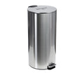 PAPELERA BILHOME CILINDRICA ACERO INOXIDABLE 27L