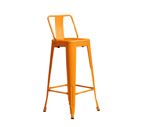 BANQUETA TOLIX 75CM Metálica con espaldar