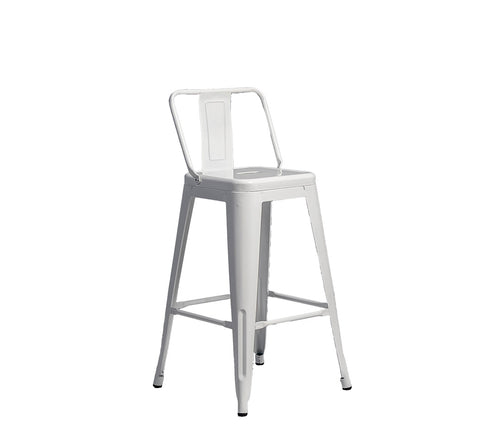 BANQUETA TOLIX 66CM Metálica con espaldar