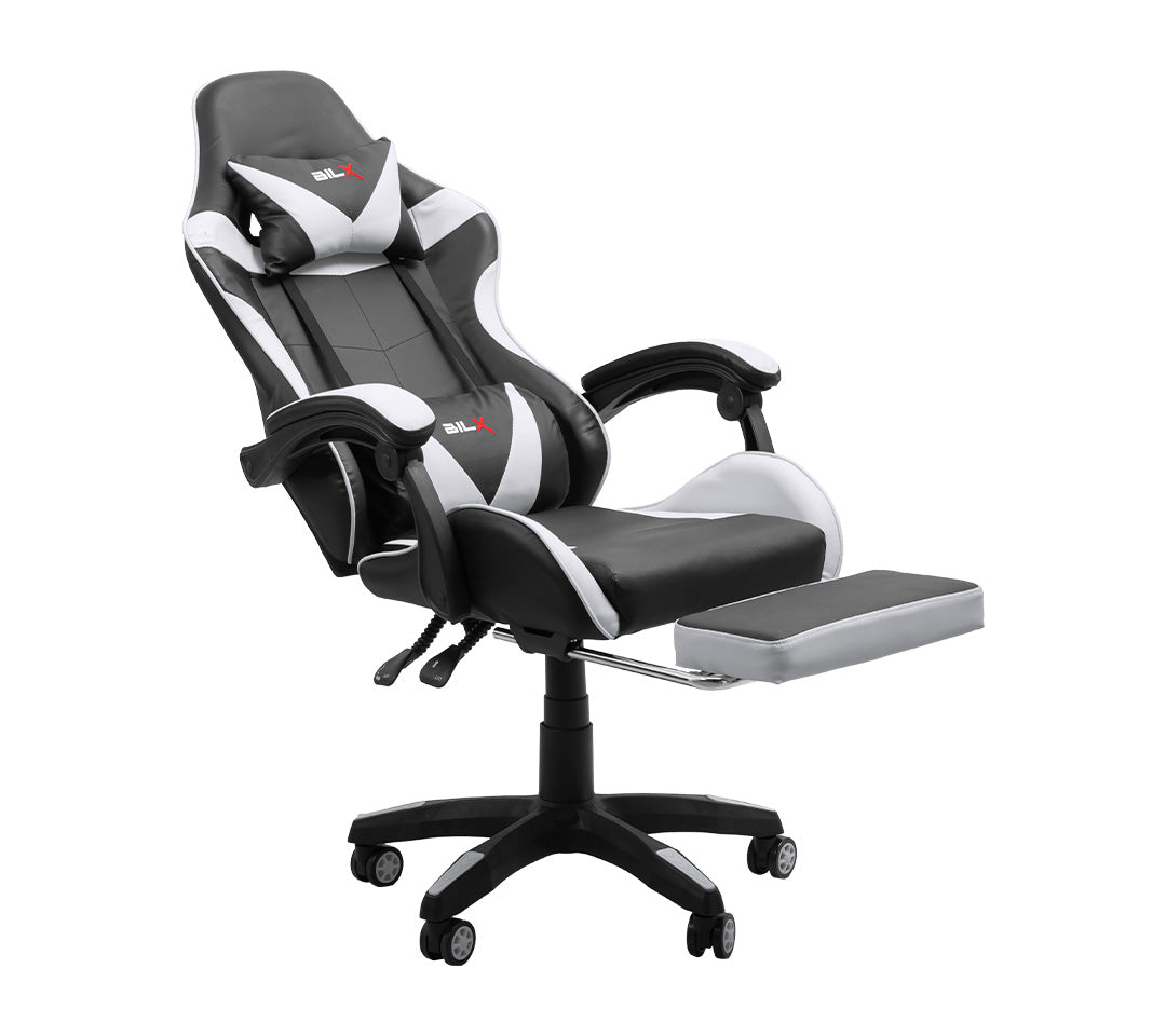 SILLA GAMER RACING X BLANCA