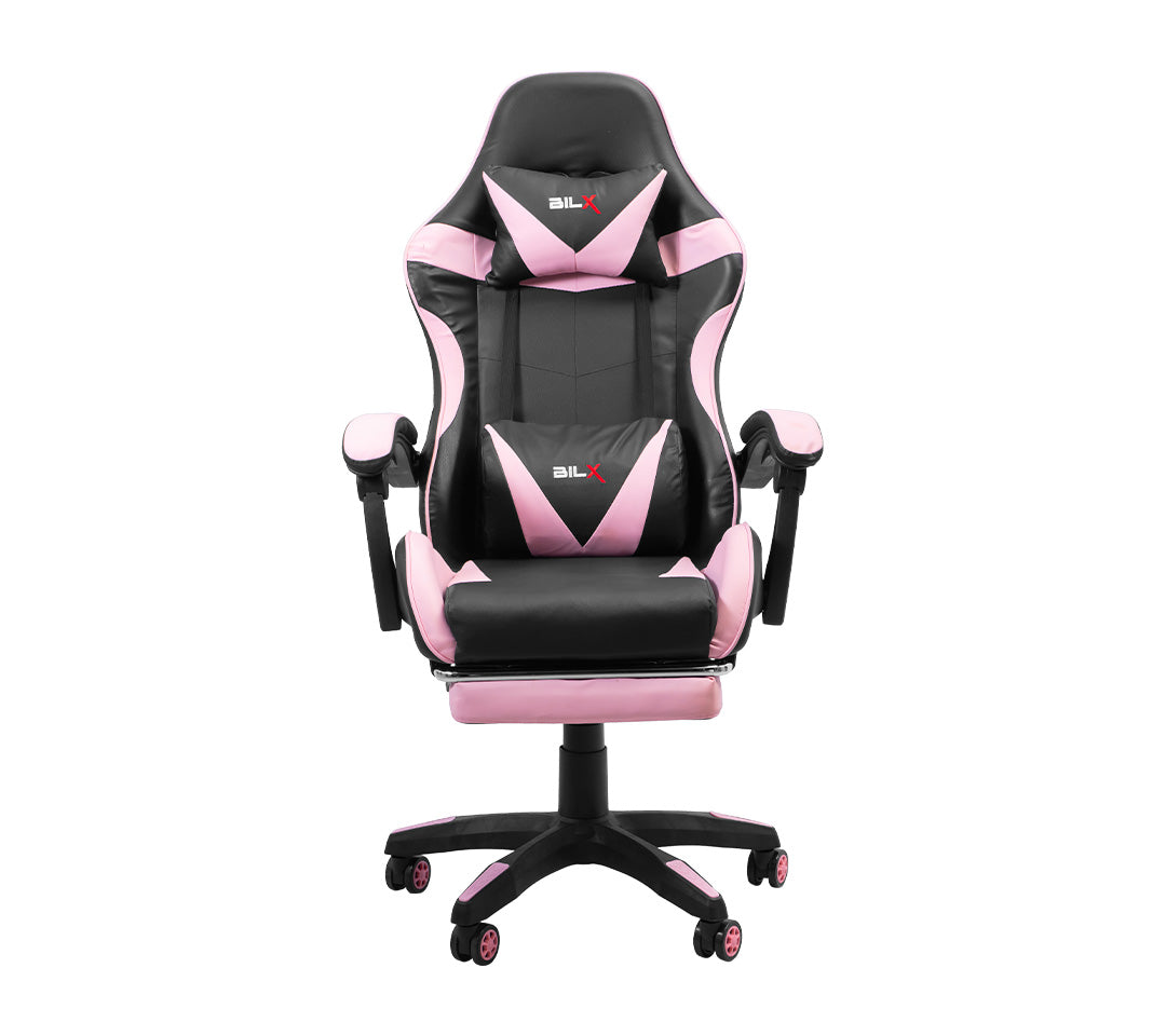 SILLA GAMER RACING X ROSADA