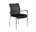 SILLA DE VISITANTE MARONTI COLOR NEGRO