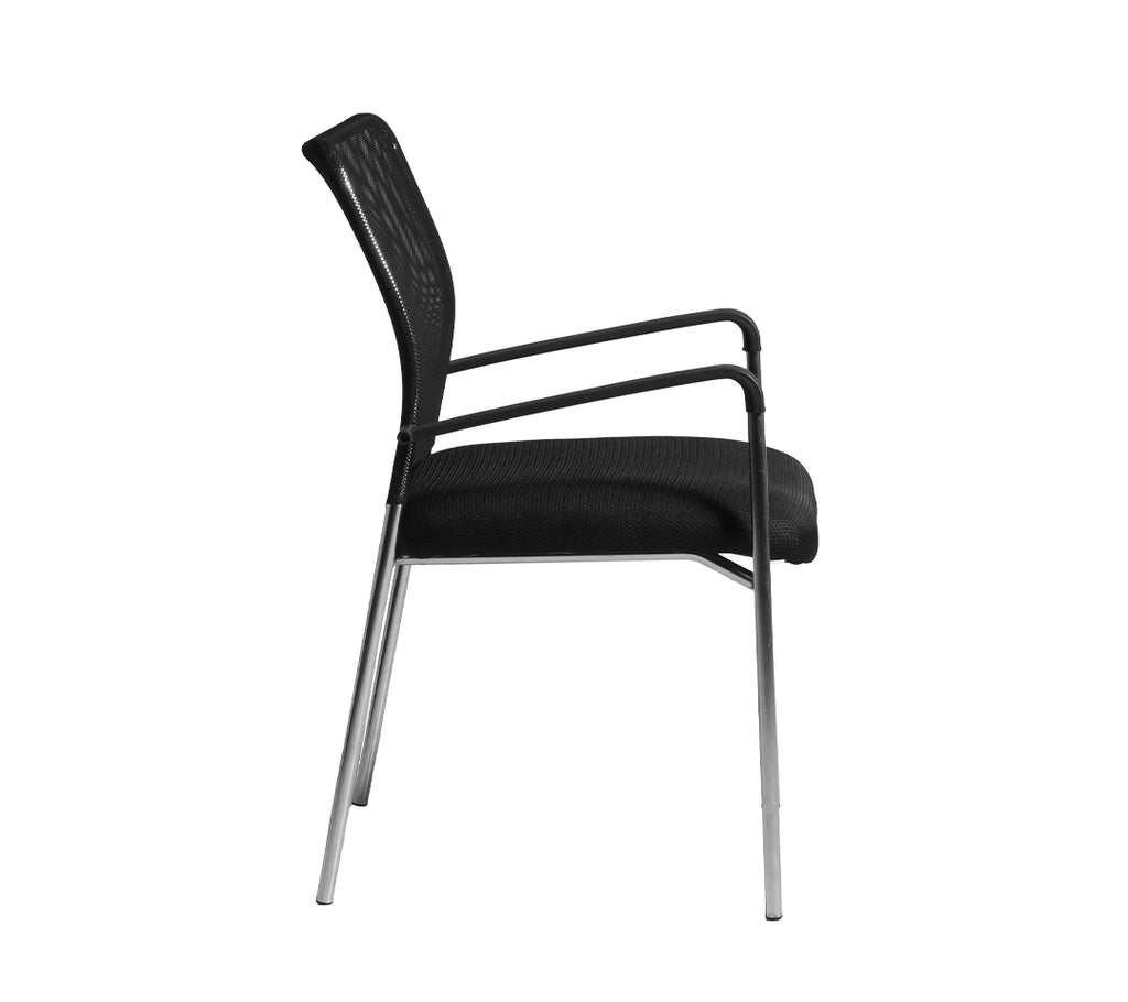 SILLA DE VISITANTE MARONTI COLOR NEGRO