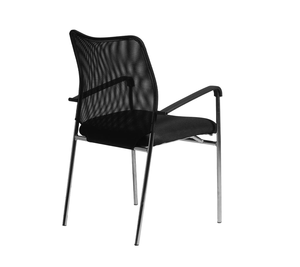 SILLA DE VISITANTE MARONTI COLOR NEGRO