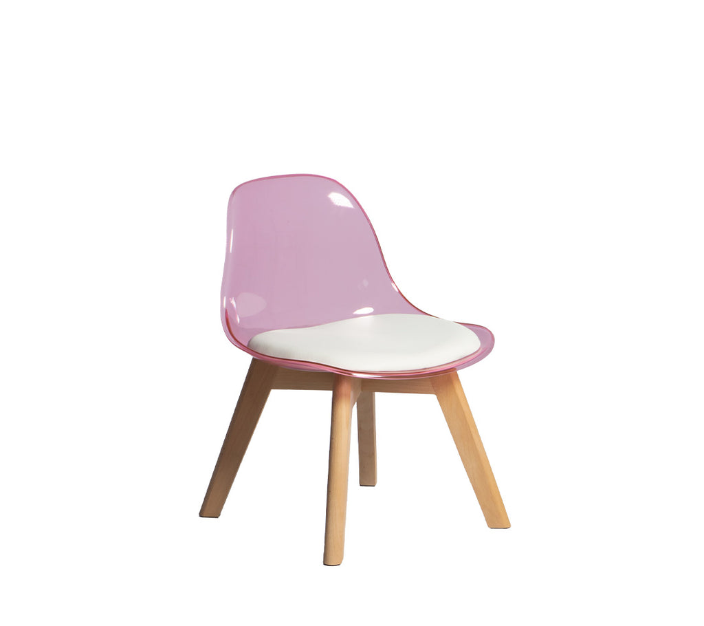 SILLA TULIP KIDS TRANSPARENTE