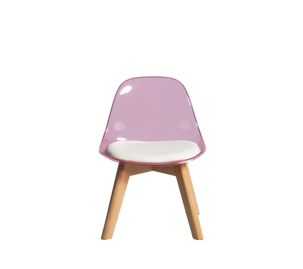 SILLA TULIP KIDS TRANSPARENTE