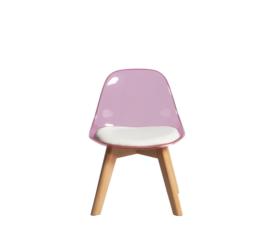SILLA TULIP KIDS TRANSPARENTE