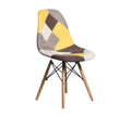 SILLA EAMES TAPIZADA MODERNA S/BRAZOS