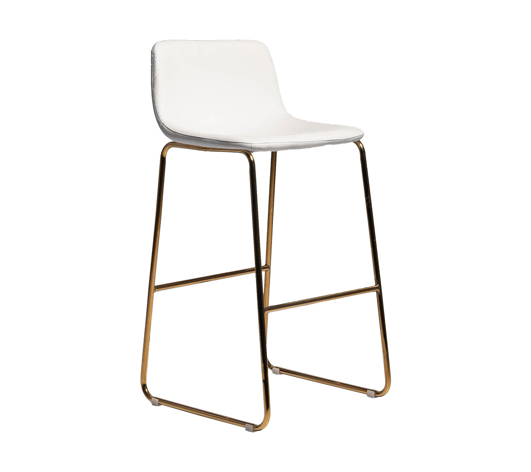 TABURETE DE BAR CAMILA PATAS GOLD