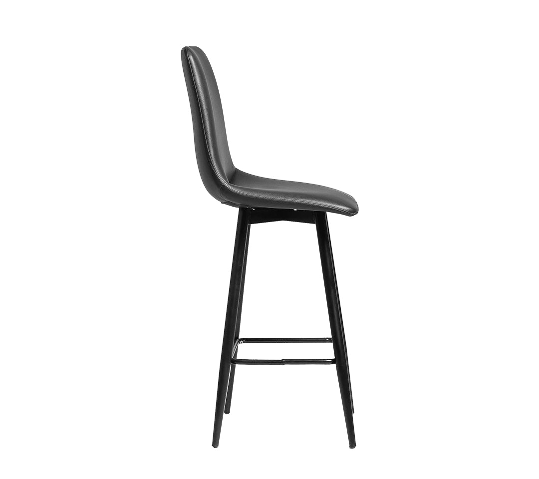 TABURETE DE BAR VELVED ESPALDAR ALTO