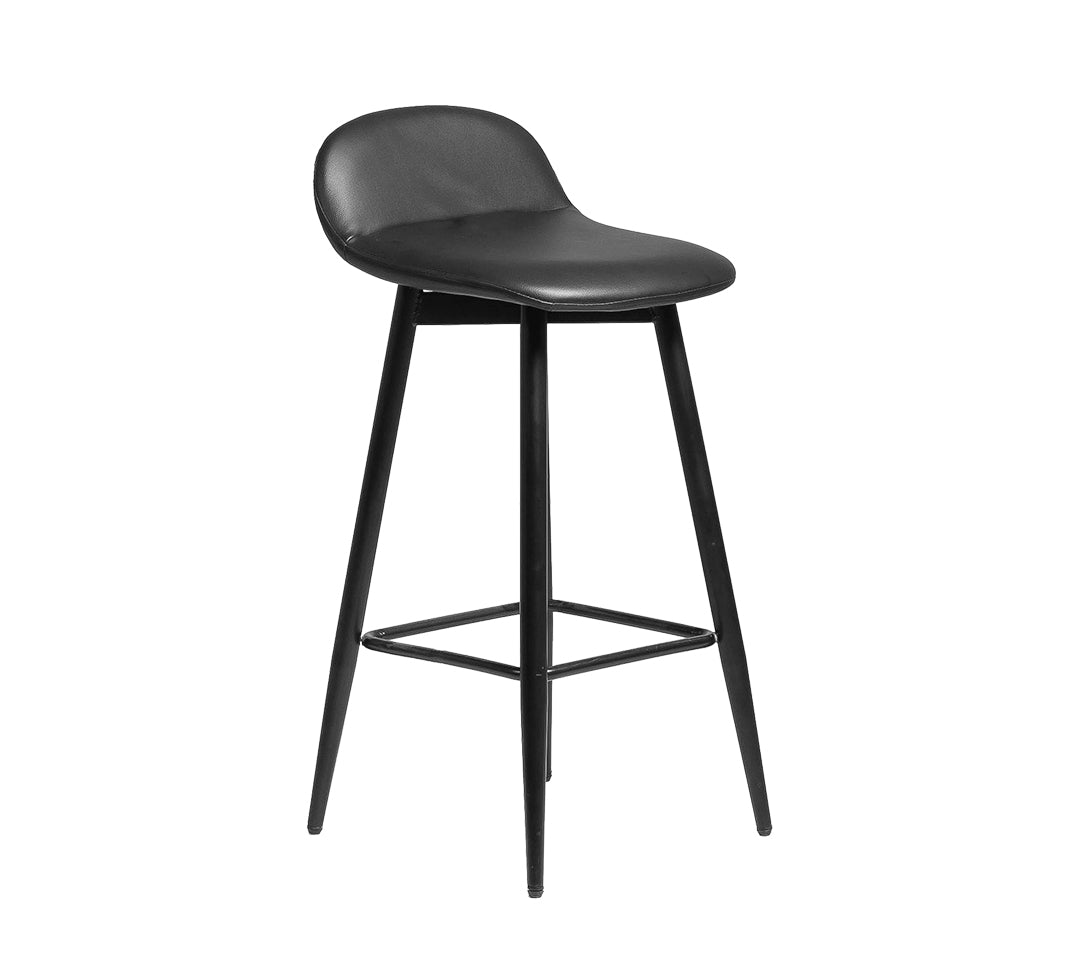 TABURETE DE BAR VELVED ESPALDAR BAJO